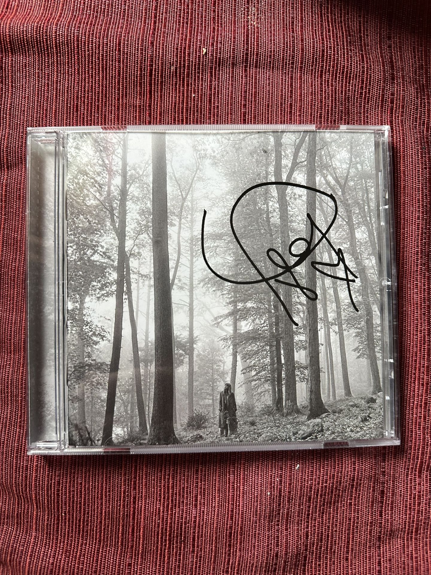 Taylor Swift Folklore signed cd
