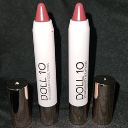 Doll 10 Lip Crayons, 2 Pk