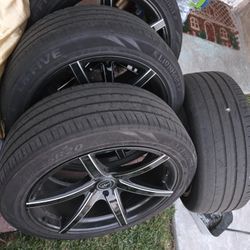 Wheels With Tires 245/45R20