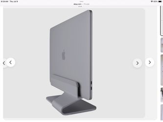 Rain Design Mtower Vertical Laptop Stand (Space Gray) Apple MacBook, also Laptop nice birthday gift. Aluminum