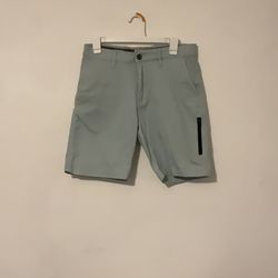 ‘ROCKPORT’ - Men’s Light Teal Blue/Grey Board Shorts (Size 30)