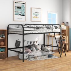 Toren Twin Size Metal Loft Bed