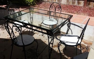 Vintage Wrought Iron Table