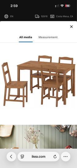 Dining table and 2 chairs