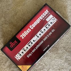 Dbx 266xs Dual Compressor gate NEW