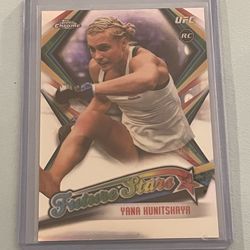 2019 Topps Chrome UFC Future Stars Yana Kunitskaya #FS-YK Rookie
