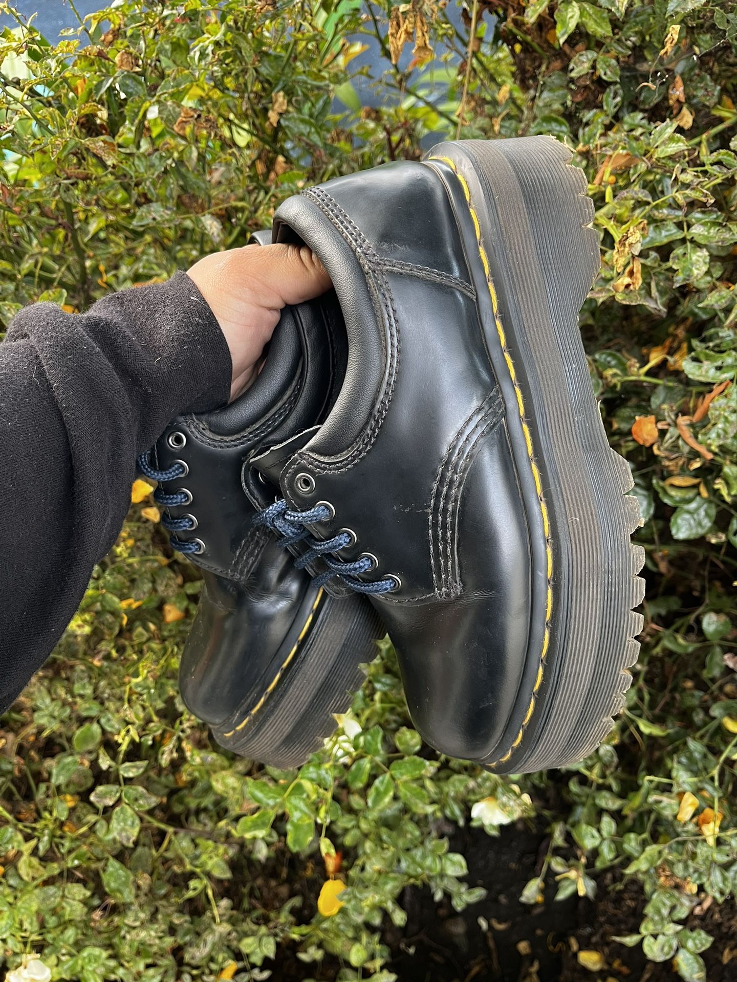 Dr. Martens 8053 Quad Smooth Leather Platform shoes