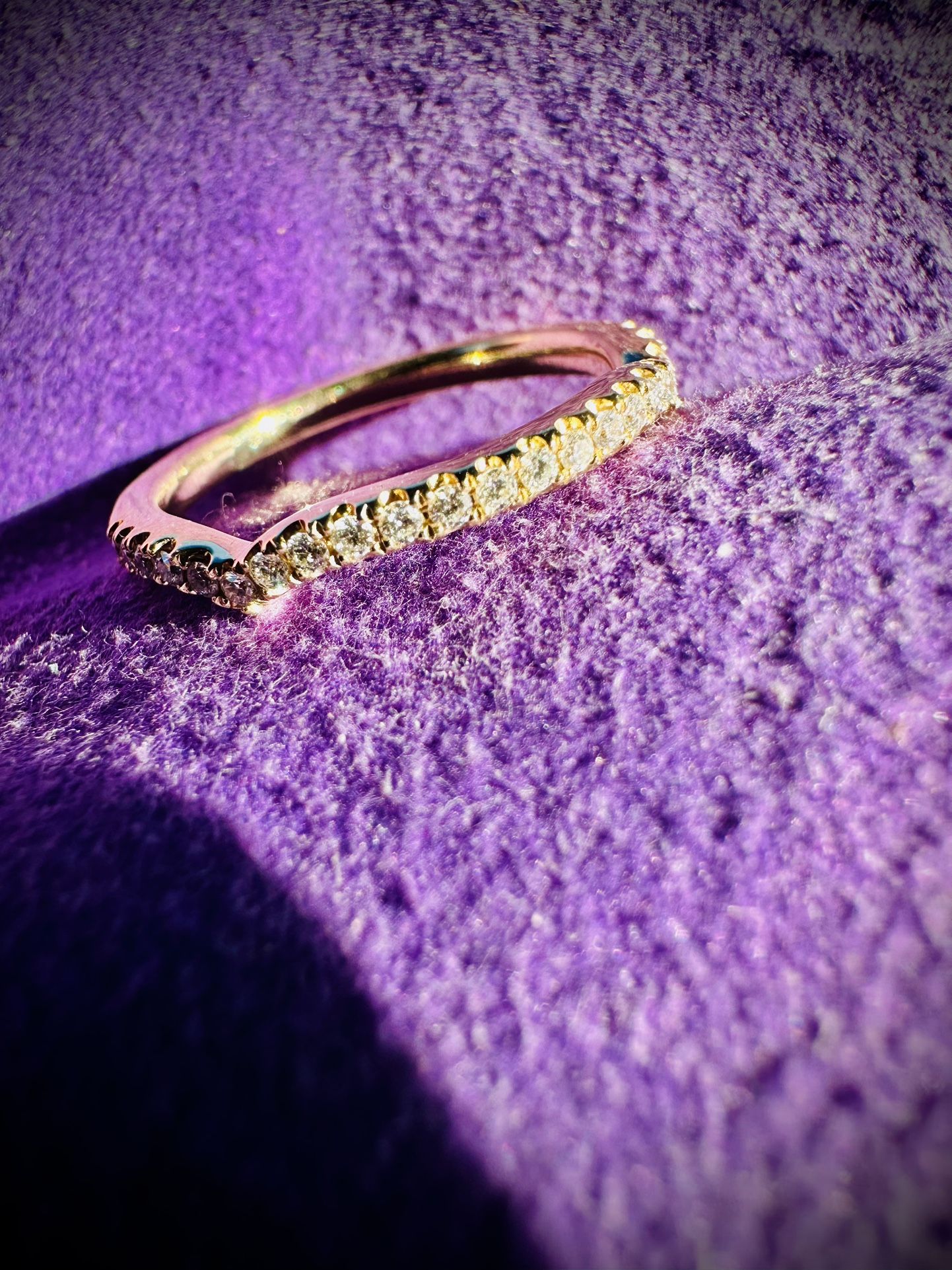 THE LEO Ideal Cut Round-Cut Diamond Wedding Band 1/5 ct tw 14K Yellow Gold (Brand New) Open To Hear Offer-Originally $1099.99+Tax