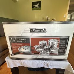 Kenmore    14  Piece  Stainless  Steel Set 