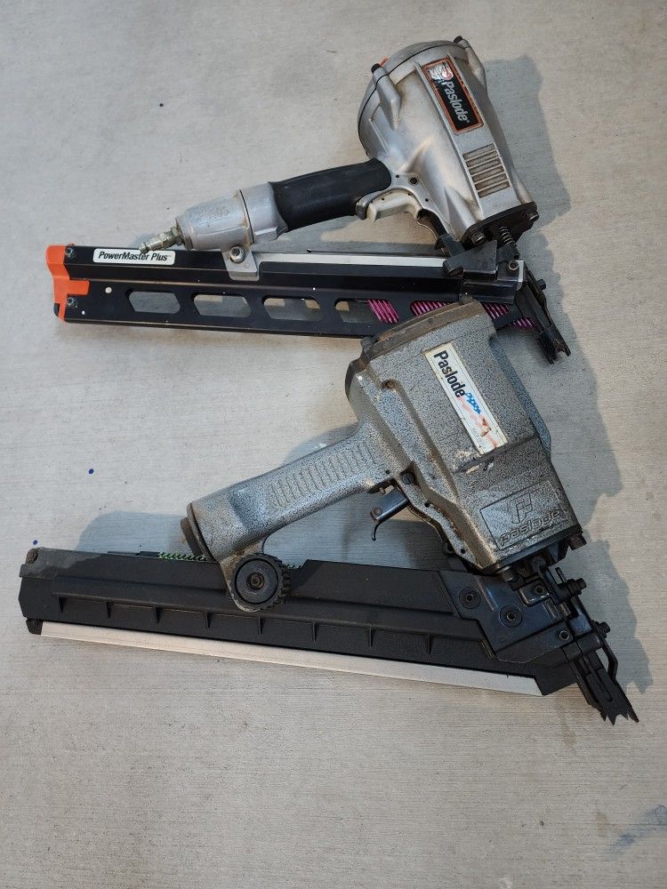 2 Paslode 30/31 Degree Framing Nail Guns