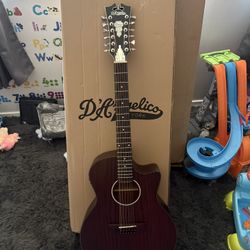 Dangelico 12 String Acoustic Electric Guitar 
