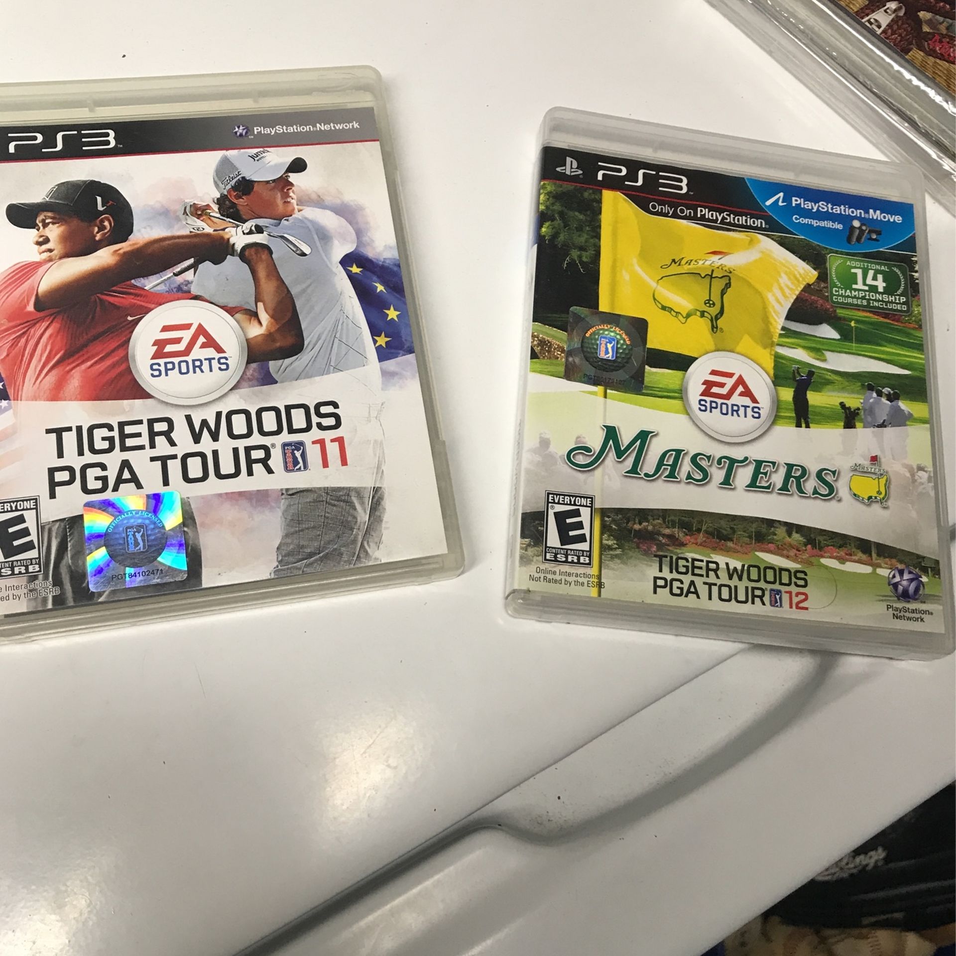 Tiger Woods 2011 And 2012 PS3 Games 