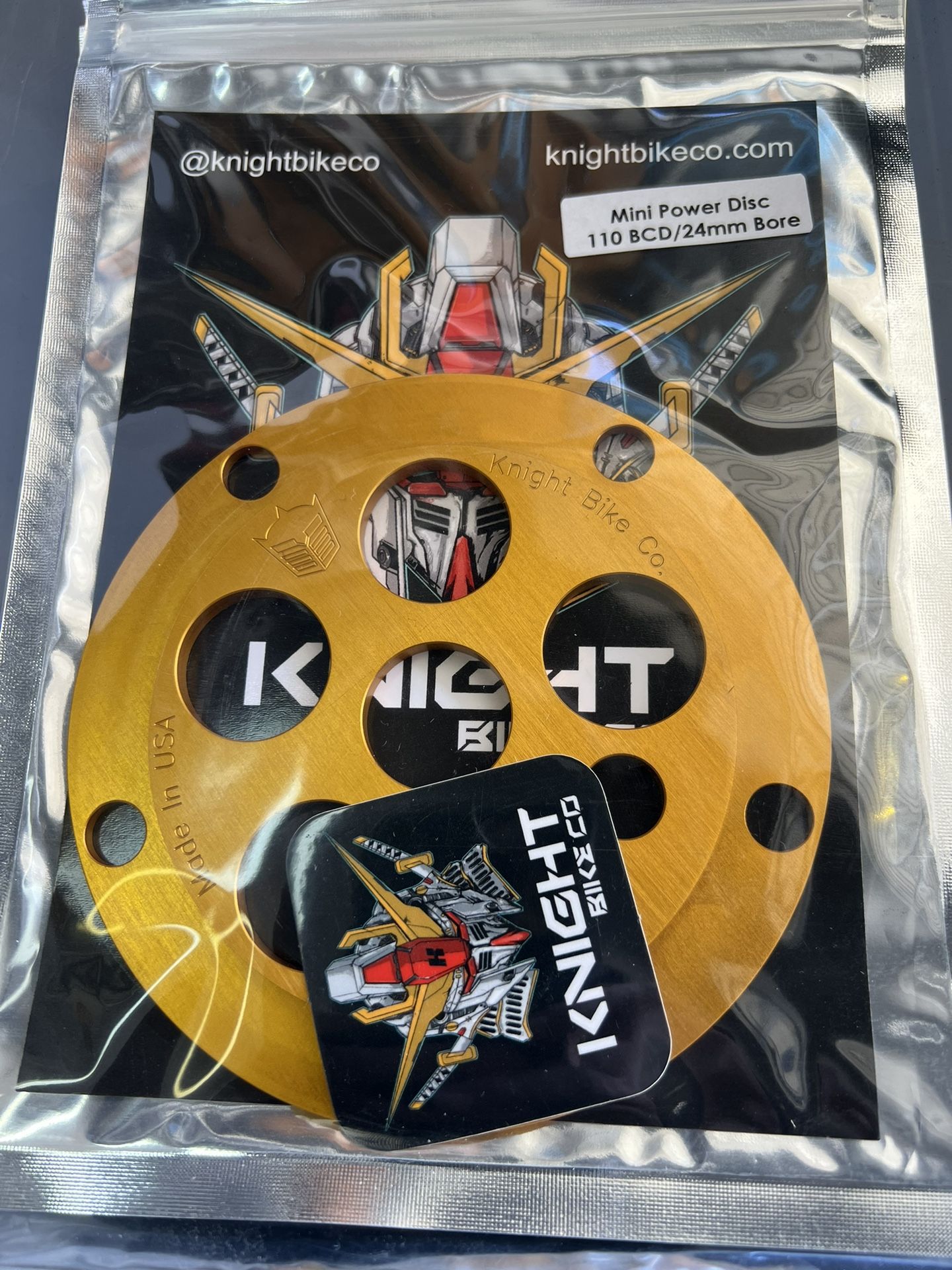 :: KNIGHT BIKE CO. :: MINI POWER DISC :: 110 BCD :: for Sale in Long ...