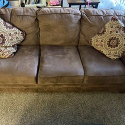 FREE Couch, Chair & Ottoman Set – Comfy, Lived-In, Still Plenty of Life Left
