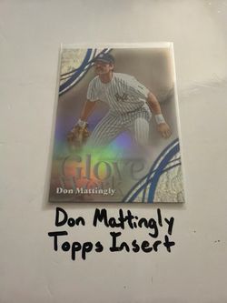 Don Mattingly New York Yankees All-Star 1st Baseman Topps Short Print Insert Card.