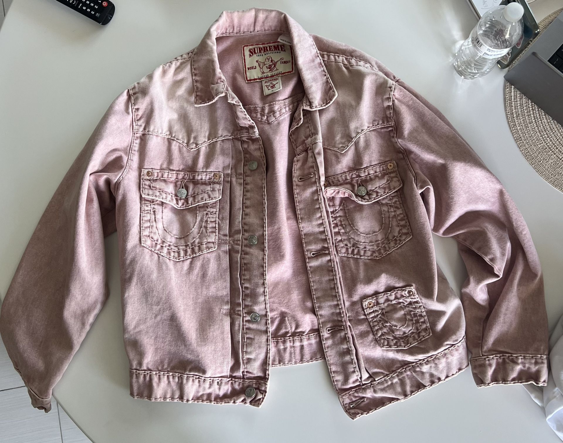 Pink jacket supreme