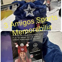 DALLAS COWBOYS MASCOT CHEERING SIDEKICK HAT