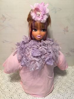 Lavender scarf, handmade, Mother's Day gift