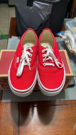 Vans Red Color Size.5.0 Us Men And Size.6.5 Women 
