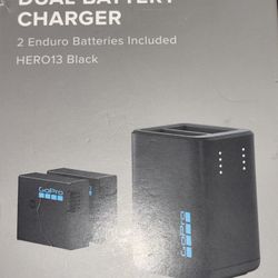 Go Pro Dual Battery Charger HERO13 GP 