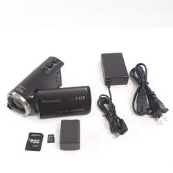Panasonic HC-V180 Full HD Video Camera Camcorder Black 90x Zoom Touch screen- Tested