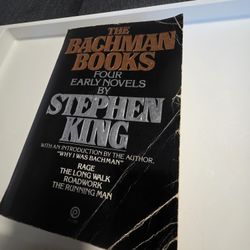 The Bachman Books Stephen King 1985 1st Printing Plume Omnibus Trade Paperback 