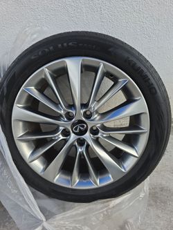 Q50  wheels and tires