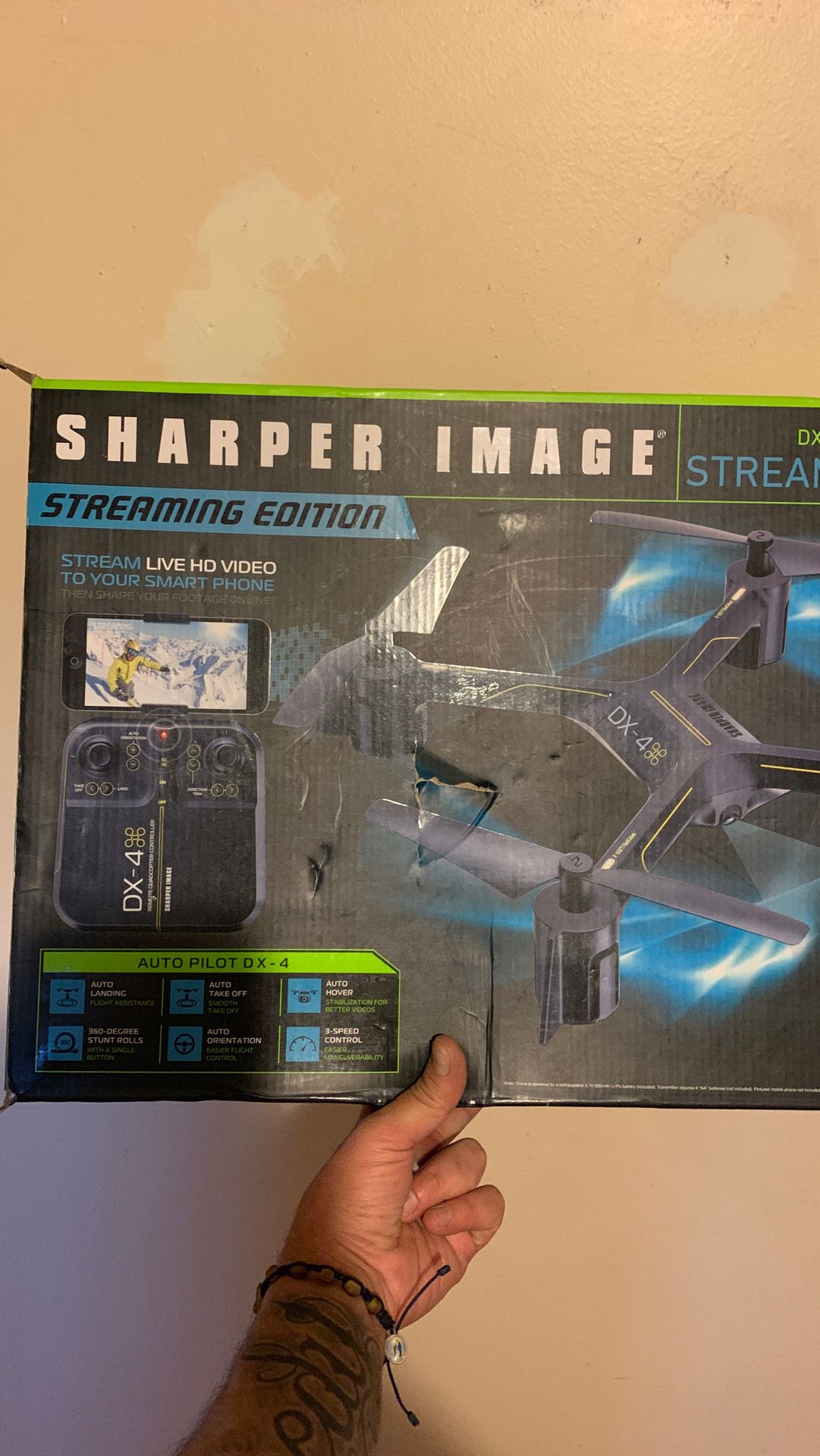 Sharper image DX-4 hd video streaming drone
