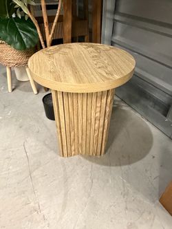 Fluted Side Table