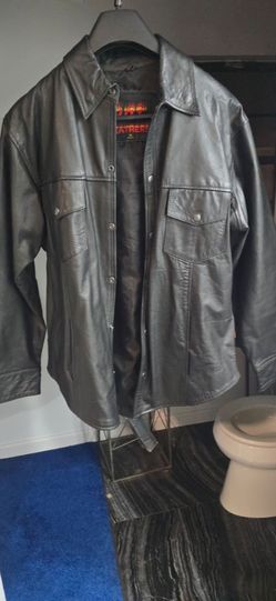 New hot Leathers shirt jacket