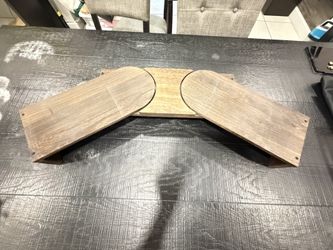 Multi monitor desk organizer