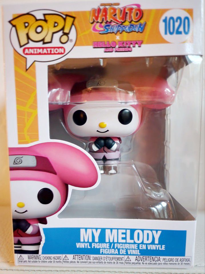 Funko Pop Naruto Hello Kitty and My Melody 