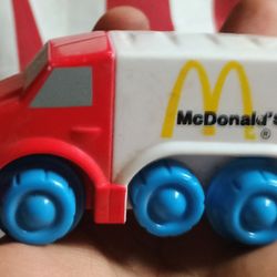 Vintage 1996 Fisher-Price McDonald's Happy Meal Toy Golden Arches Delivery Truck