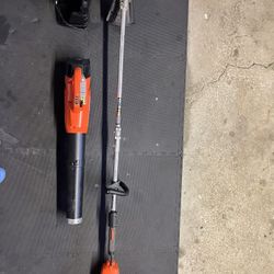 ECHO 58V Leaf Blower, String Trimmer And Battery Charger
