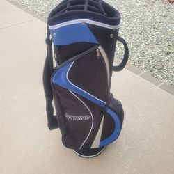 Nitro 11 Way Cart Bag Black/Silver/Blue 