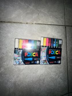 Posca Paint Markers 2 Packs 16 Total