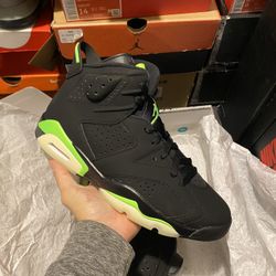 DS Jordan Electric Green 6s size 11