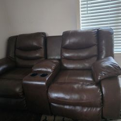 3 ACCENT UPHOLSTERY Chairs + Leather 5 Seater - $100