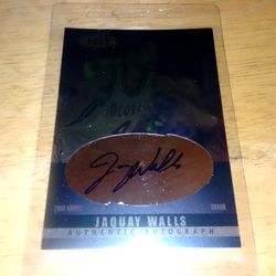 2000 Hit Rookie Card Jaquay Walls #A30 Autograph 
