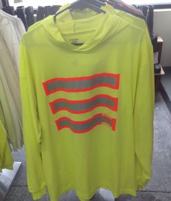 High Visibility Safety Long Sleeve Shirt with Hoodie