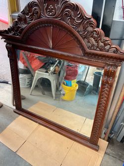 Wooden Mirror