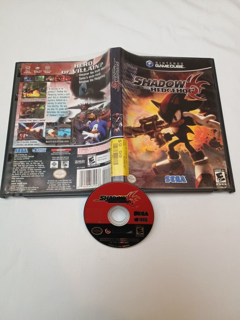 Shadow The Hedgehog For Nintendo GameCube