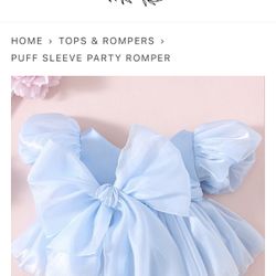 Baby Dress/romper 12-18 New