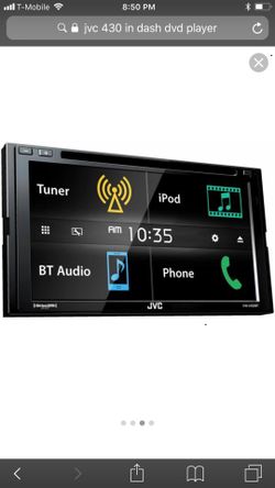 JVC KW-V430BT 6.8″ Double DIN Bluetooth In-Dash Car Stereo