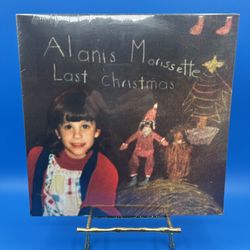 Alanis Morissette "Last Christmas" "little drummer boy" Red Marble 10" Vinyl