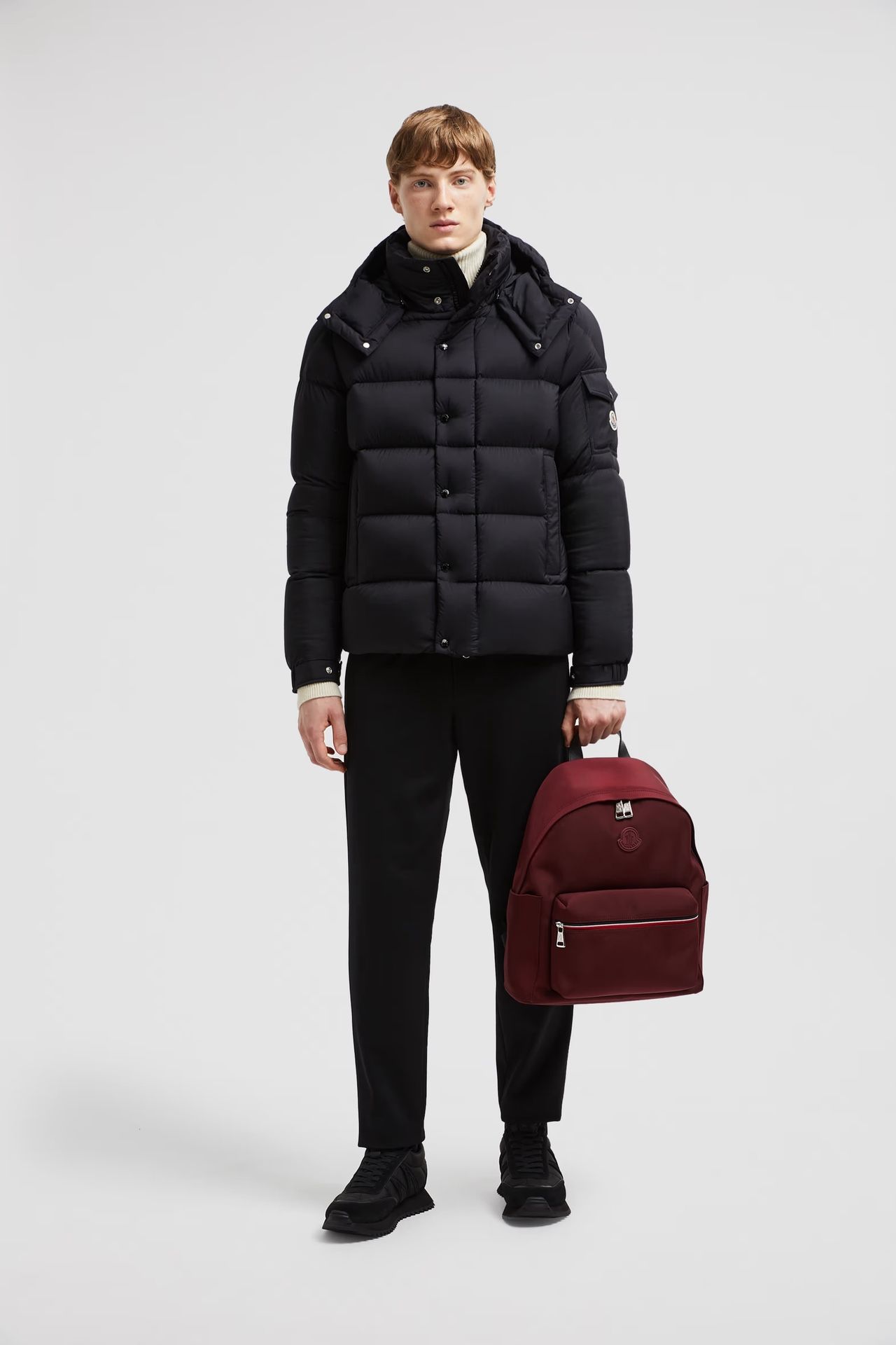 Moncler Vezere Short Down Jacket - Black (Size L, 3)