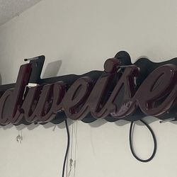 Budweiser Neon Sign