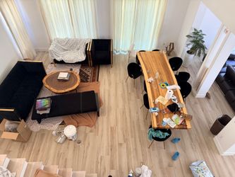 Beautiful black velvet sofa set + 10 black matching chairs