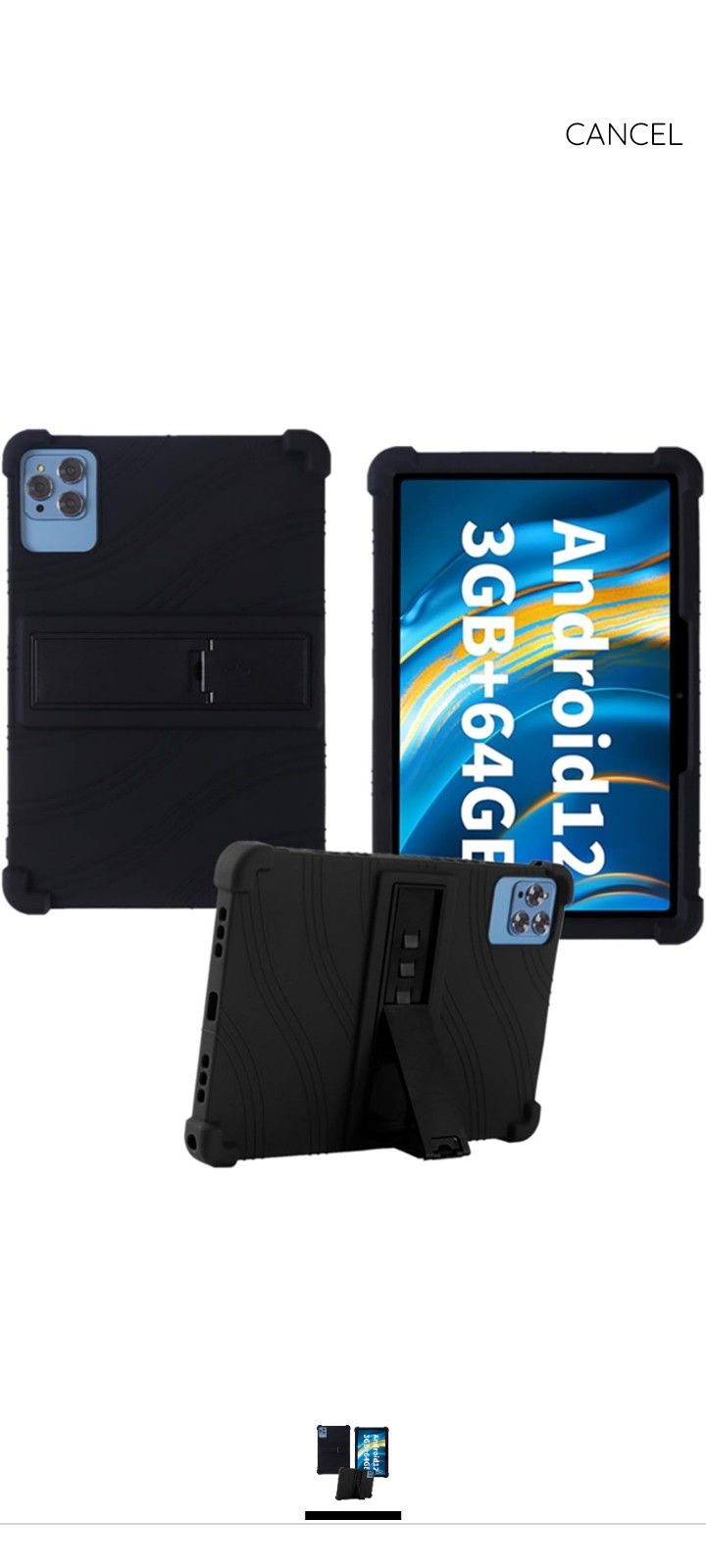 Shock Proof Tablet Case 10" X 6"