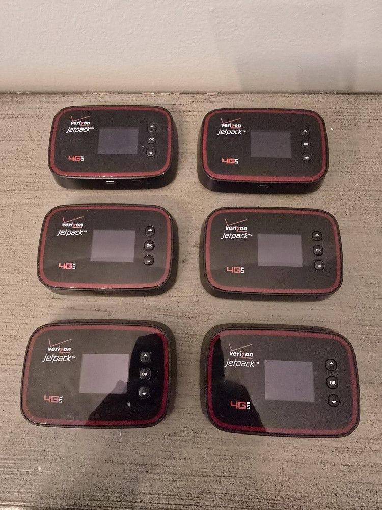 6 Verizon 4G Wifi Hotspots No Batteries